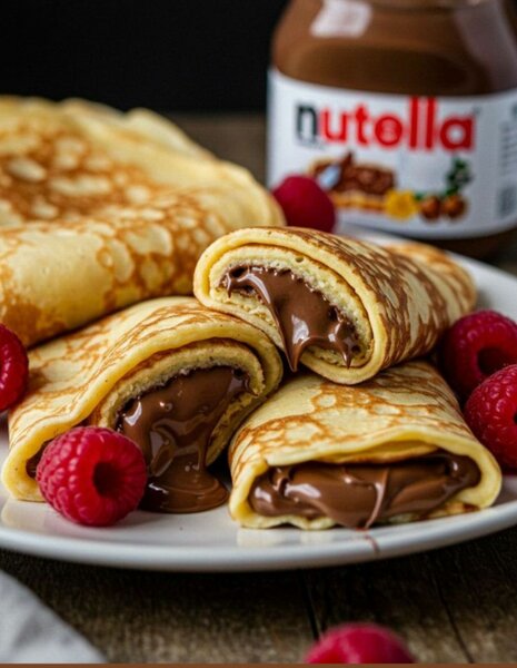 Crêpes au  Nutella