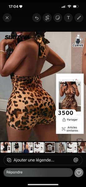 Combinaison Léopard Femme Élégante