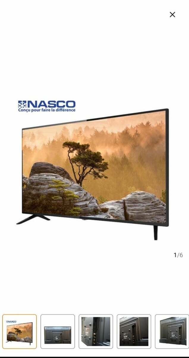 Téléviseur NASCO LED 50 Pouces