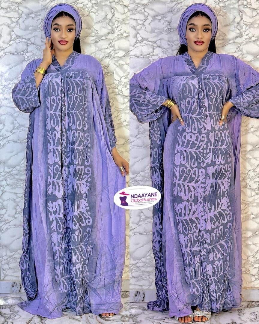 Robe longue avec foulard