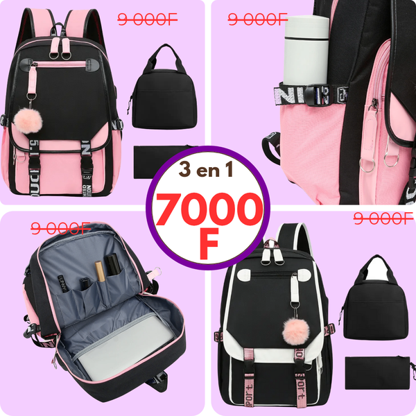 Sac à dos 3-en-1 polyvalent