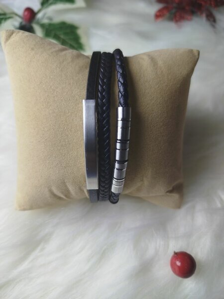 Bracelet en cuir élégant