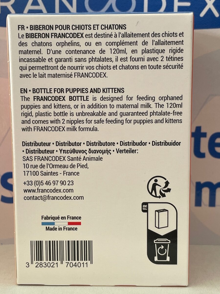 Biberon chiot/chaton