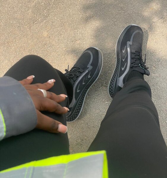 Baskets sport noires homme