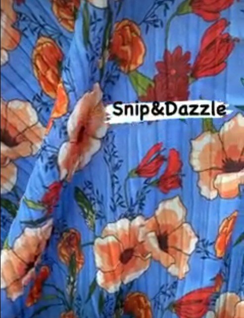 Our Designer Pleats are in Fabric is double length 