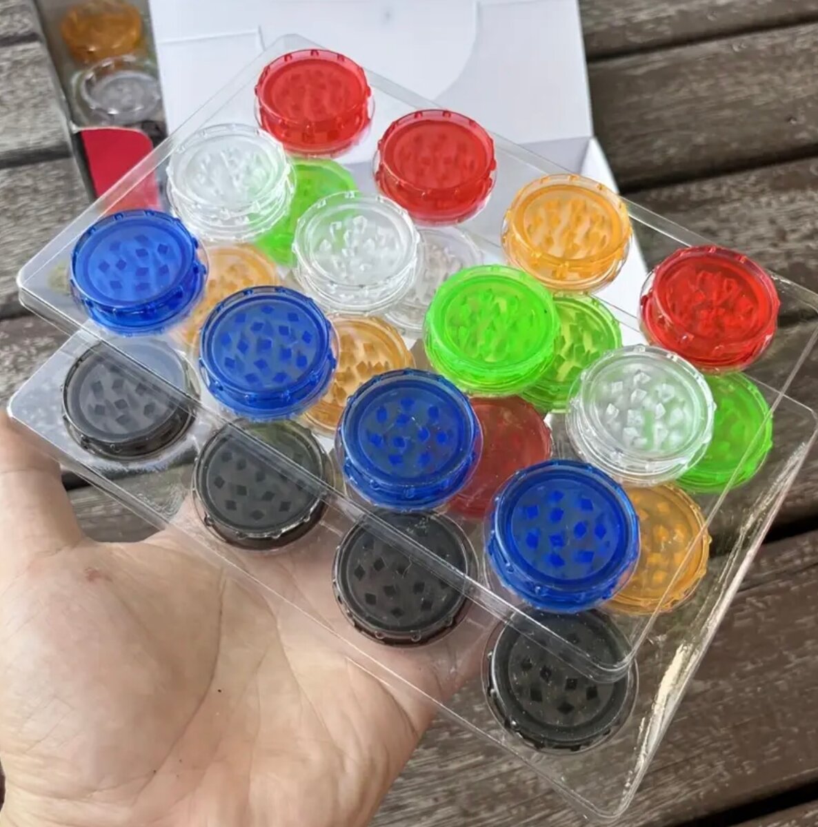 Mini broyeurs colorés