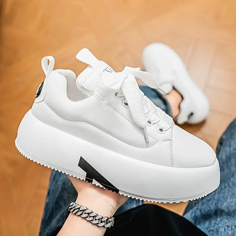 Baskets plateforme blanches
