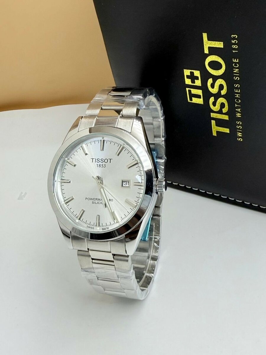 Montre Tissot PRX fond blanc