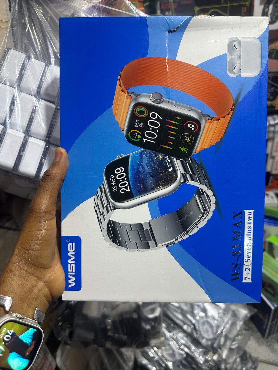 Montre connectée+ AirPodavec plusieurs bracelets