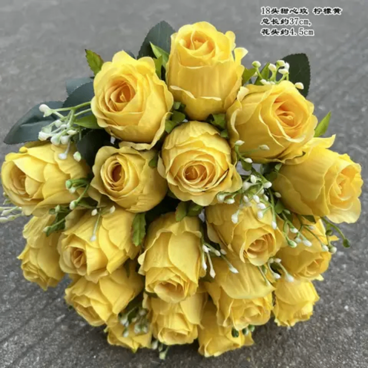 Bouquet de roses multicolores