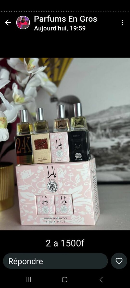 Essence parfums concentré