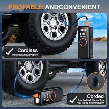 Compresseur d'air portable sans fil