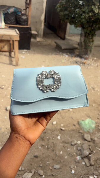 Sac à main élégant bleu