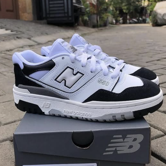 New balance 550 white/black/grey
