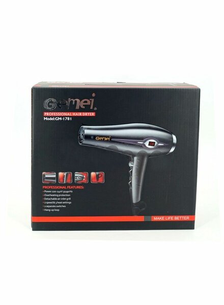12 2800W PROFESSIONAL HAIR DRYER WITH TEMPERATURE LED DISPLA