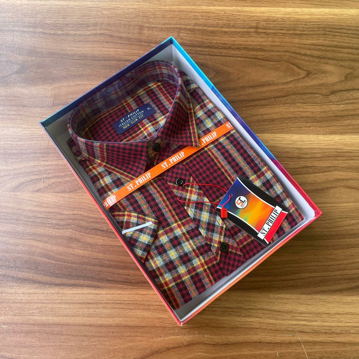 ST.PHILIP CHECK SHORT SLEEVES SHIRT