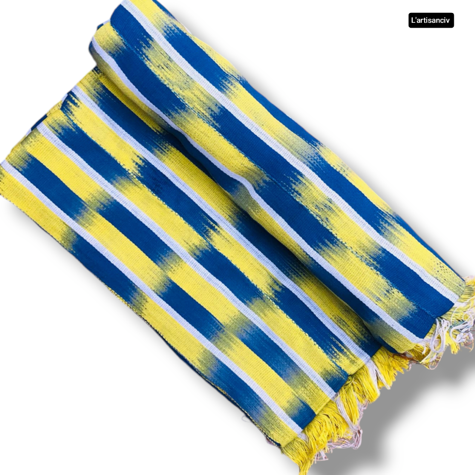 Pagne rayée en coton léger