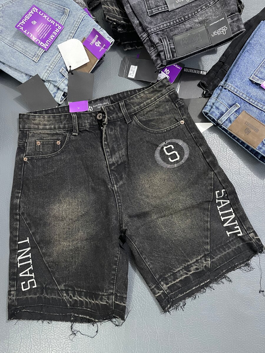 Shorts en jean décontractés