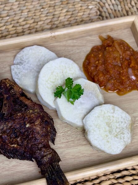 Apkessi poisson grillé