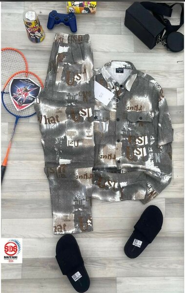 Ensemble Chemise et Pantalon Imprimé Homme