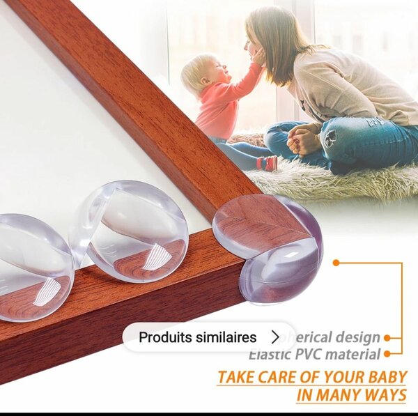08 protège-Coin Sécurité Bébé
