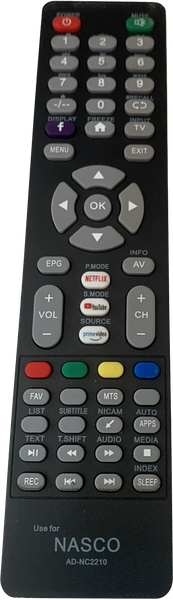 Télécommande net flix. Nasco