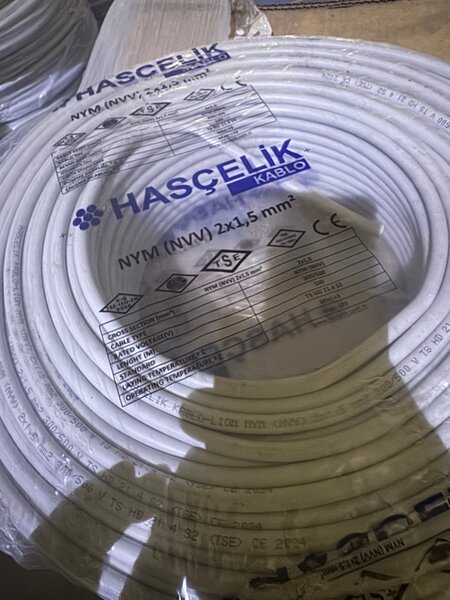 NYM Câble Électrique 3x1,5