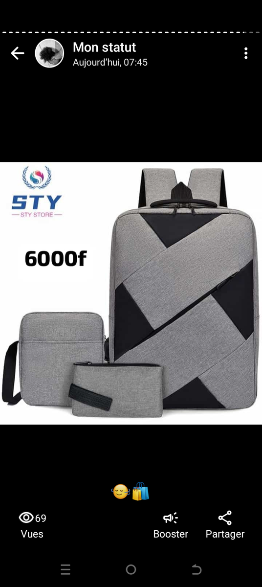 Complet de sac à dos