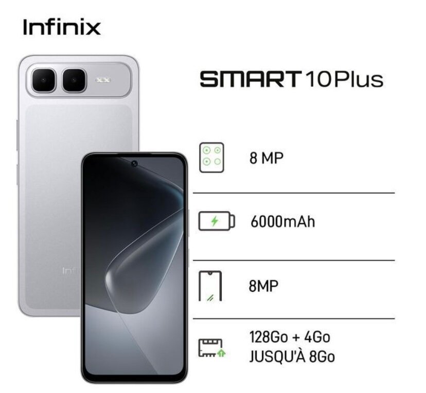 Infinix Smart 10 Plus 128Go