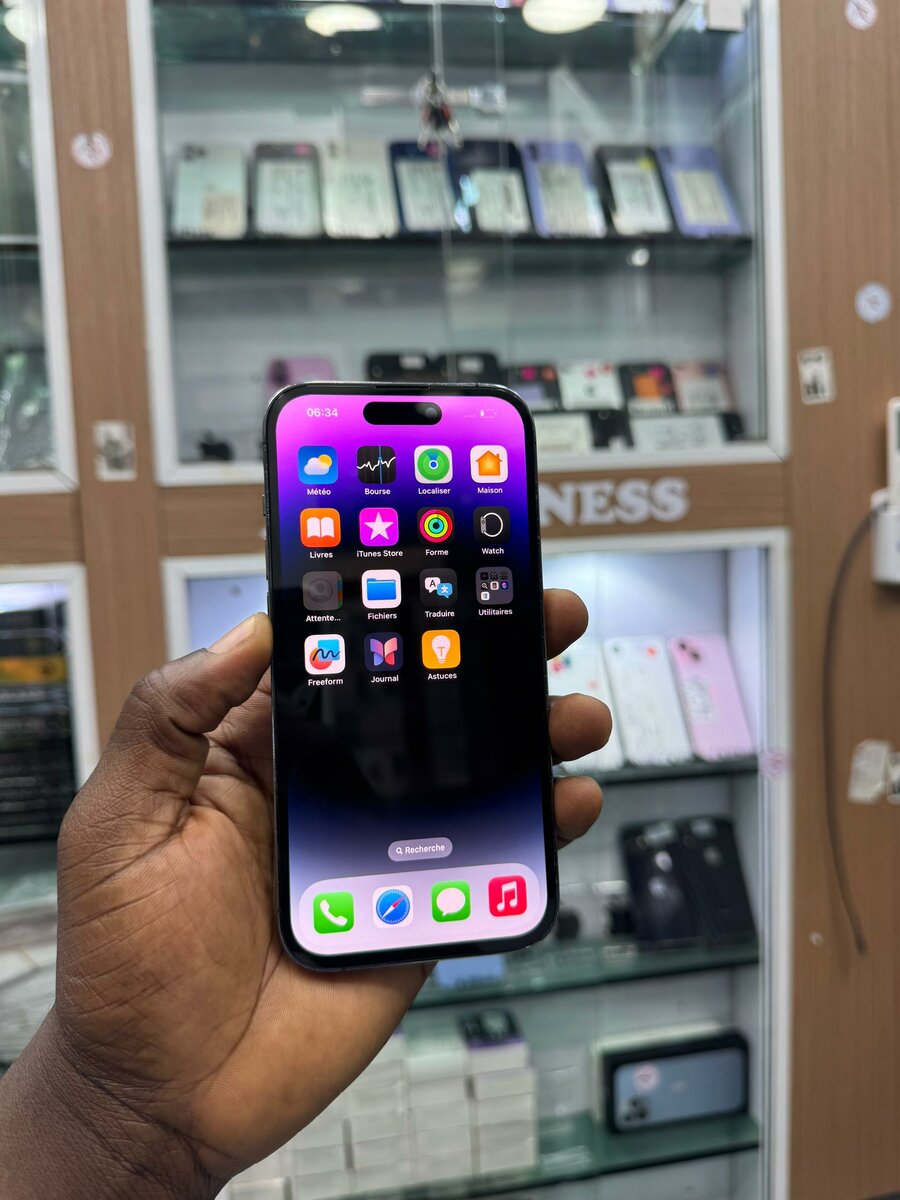 14 pro message écran 2puces