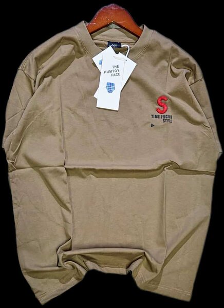 T-shirt marron unisexe stylée