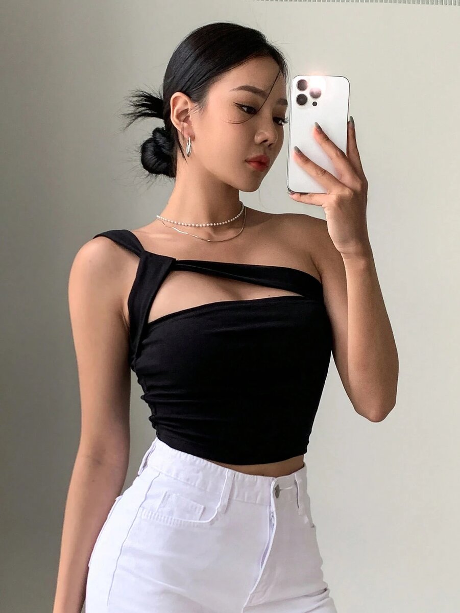 Top court en coton élégant