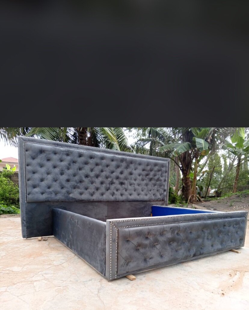 King size bed frame oversized