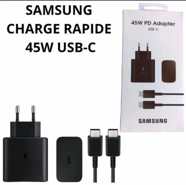 Samsung Chargeur Rapide 45W USB-C