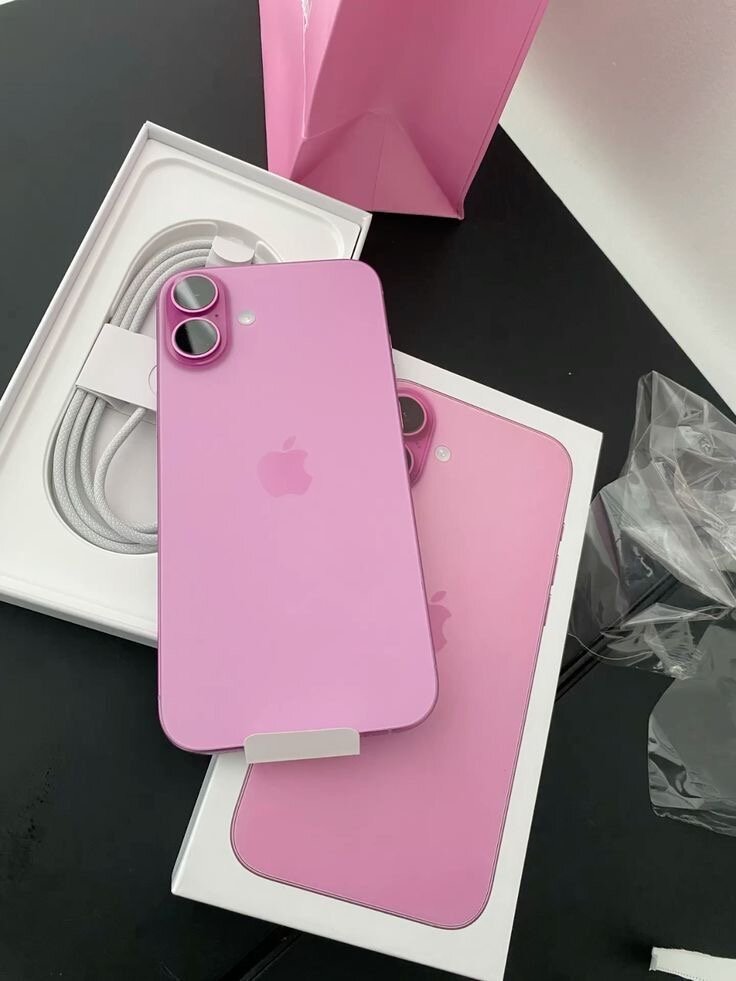 iPhone 16 - Bleu et Rose