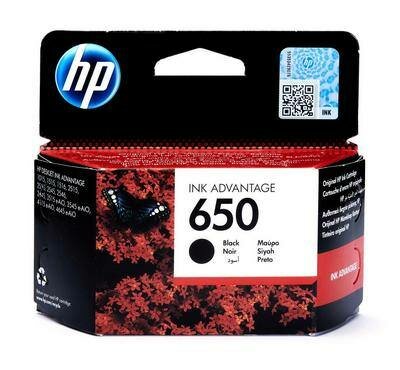 HP INK CARTRIDGE 650 BLACK/COLOR