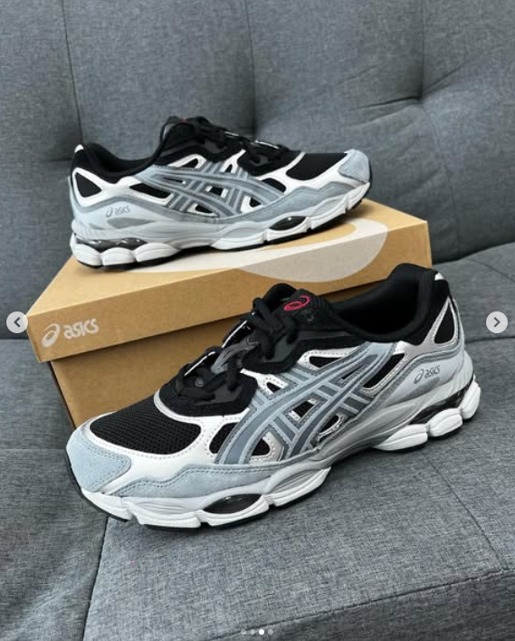 Кроссовки ASICS Gel NYC голубой,черный