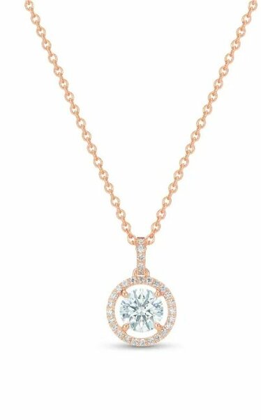 18kt rose gold Aura diamond pe
