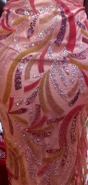 Beaded lace