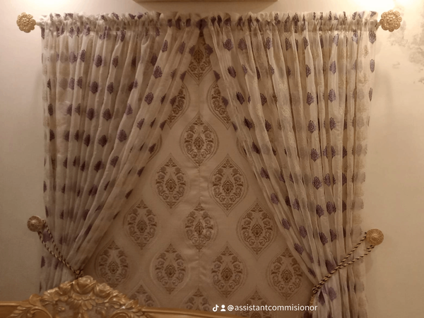 Velvet and organza 54 inches arz