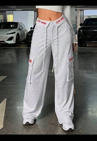 Pantalons Cargo Amples Femme