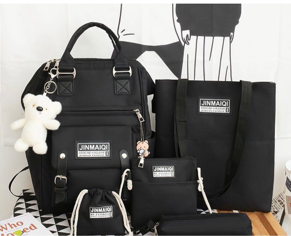 JINMAIQI 6-in-1 backpack set for student