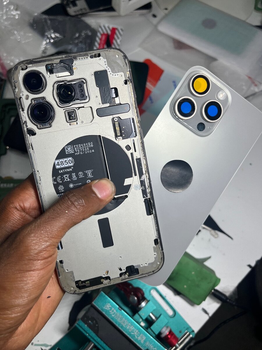 WE FIX BROKEN BACK GLASS FOR IPHONES