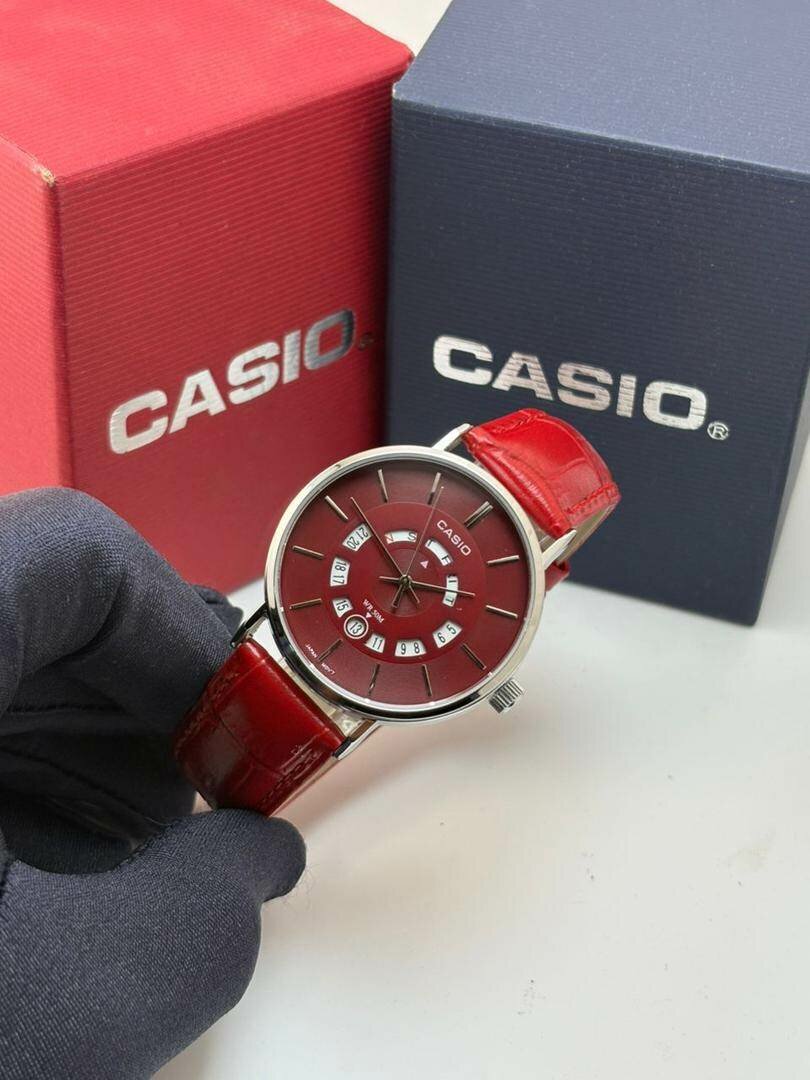 Montre Casio Rouge Élégante
