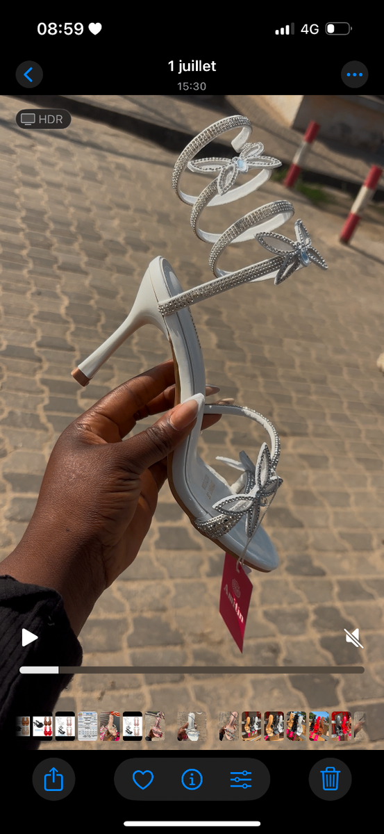 Sandales à talons élégantes