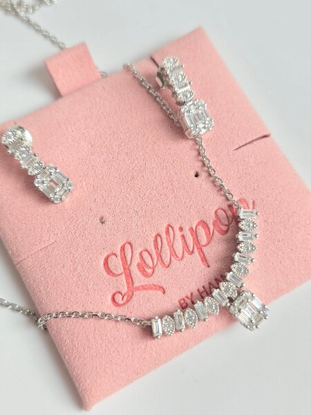 Ensemble de bijoux strass femme