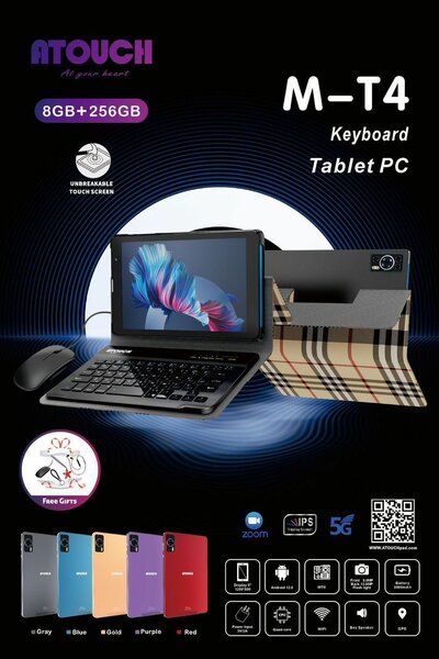Tablette PC Atouch M-T4 8GB+256GB