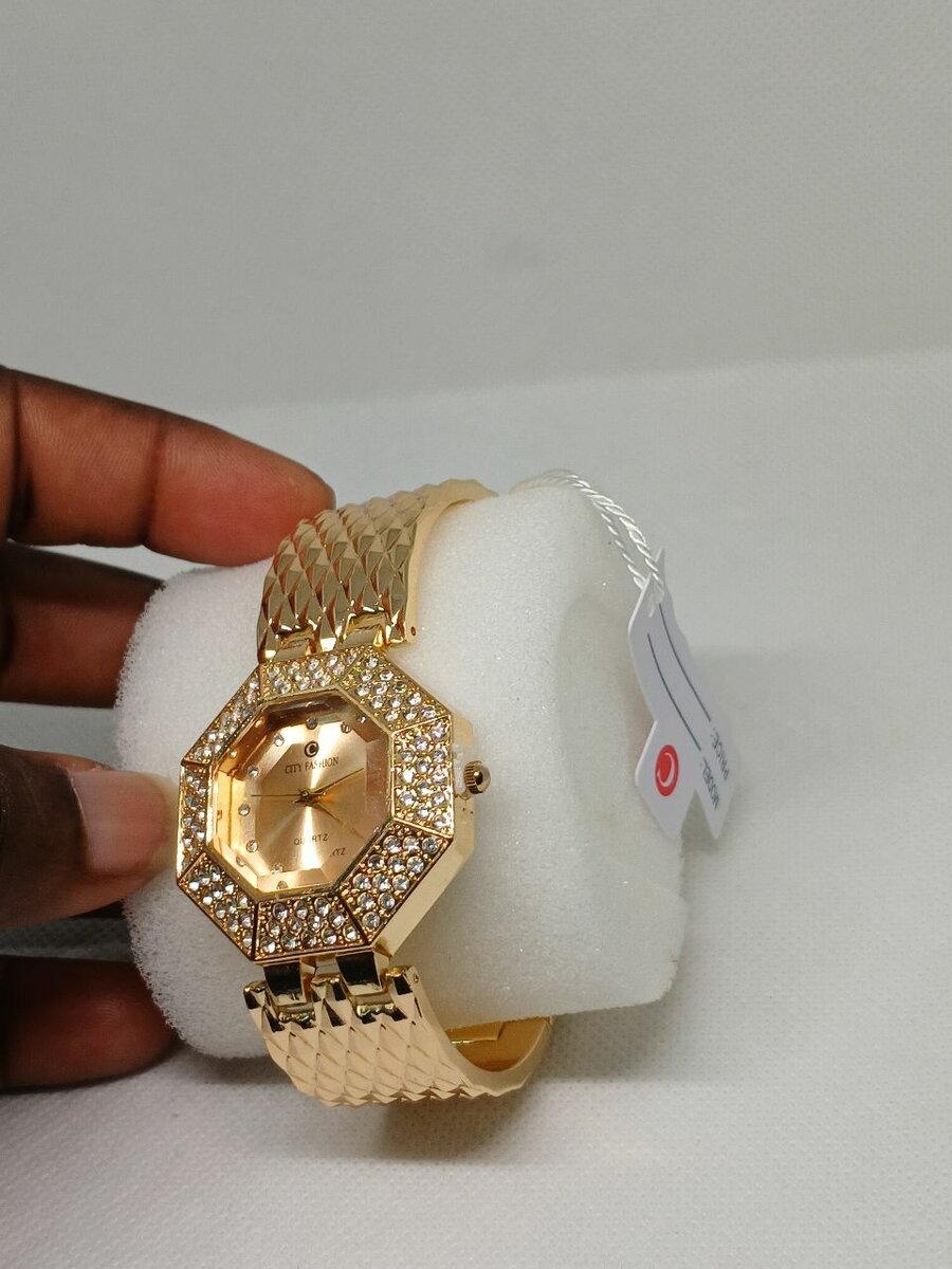 Ladies gold watch