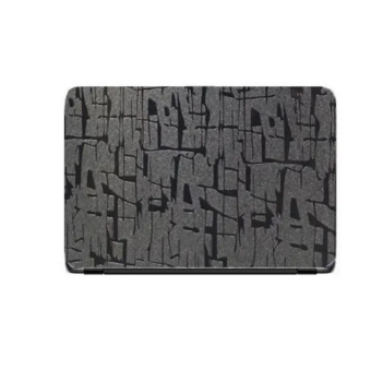 Universal Laptop Back Skin Crocodile Texture -Laptop Back Skin Sticker Black