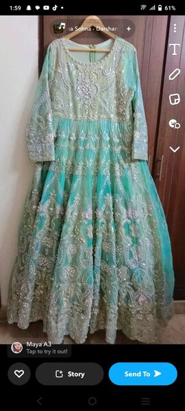 Marium and Mariya wedding maxi just 1 TM used condition 10/1